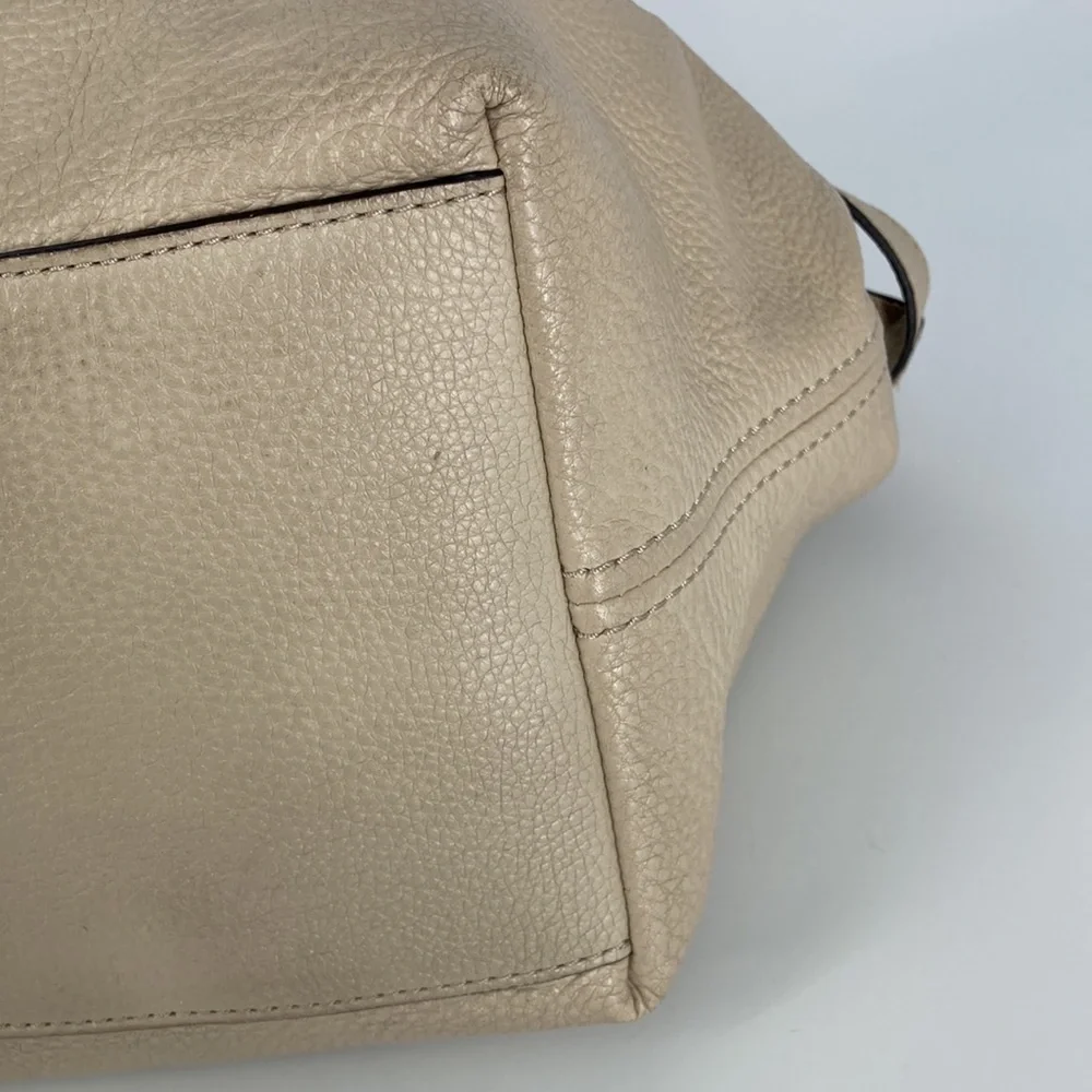 Tan/leather Kate Spade Knott large‎ satchel Bag